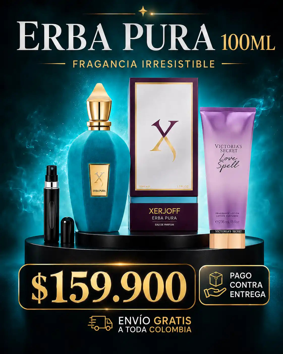Xerjoff Erba Pura Unisex Eau de Parfum 100ml + 2 Regalos Incluidos