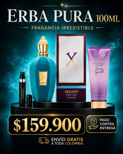 Xerjoff Erba Pura Unisex Eau de Parfum 100ml + 2 Regalos Incluidos