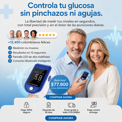 GlucoMax™ Original | Sin Punciones Ni Agujas