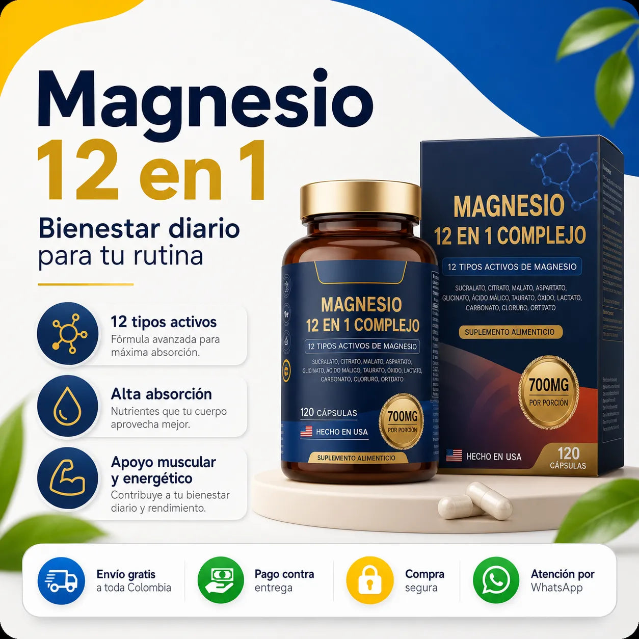 Magnesio 12 en 1 Complex